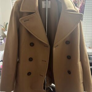 Women’s  Tan Peacoat